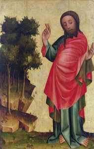 The Creation of Dry Land and Vegetation (detail) by Master Bertram of Minden